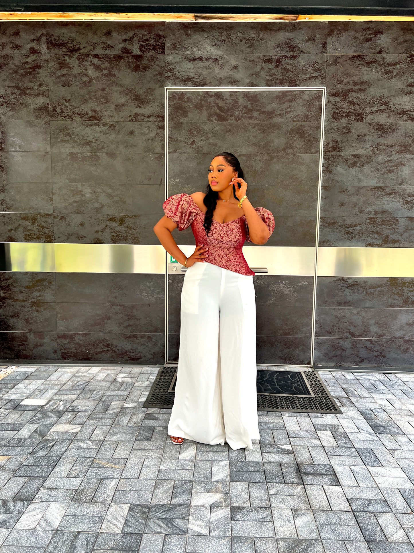 YF SLANT CORSET & PANT