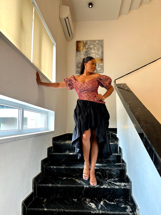 SLANT CORSET & UJU SKIRT